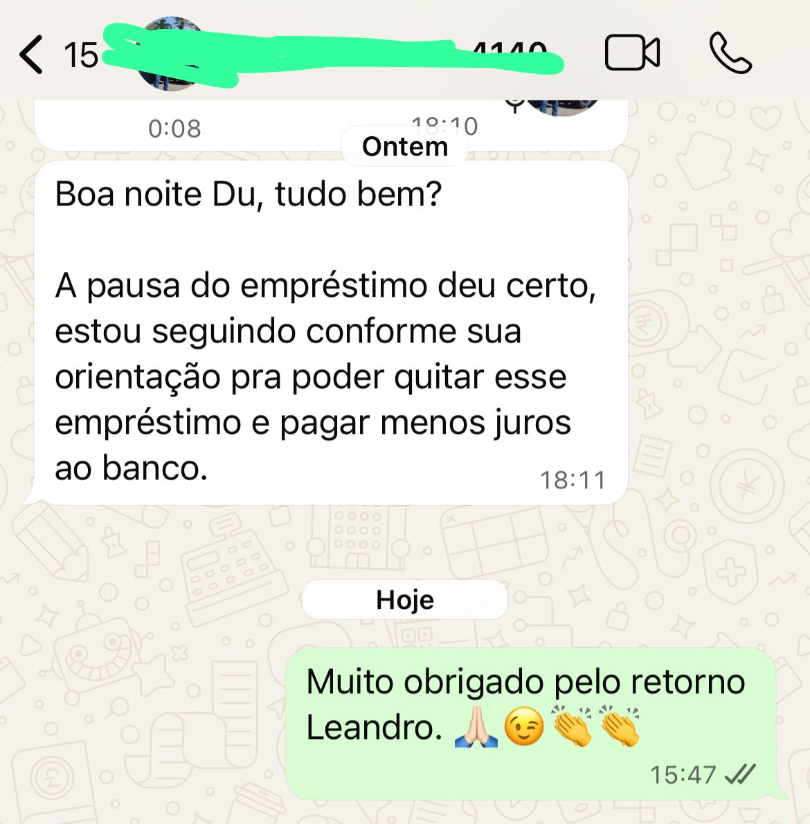 Relato de aluno